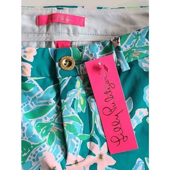 💚🌴 LILLY PULITZER 5" Callahan Mid Rise Stretch Short with Pockets SIZE 2 NWT - Picture 9 of 16